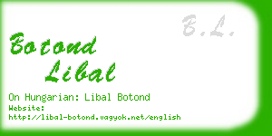 botond libal business card